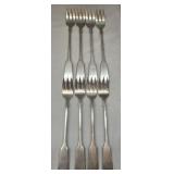 Set of 8 Sterling Silver small forks