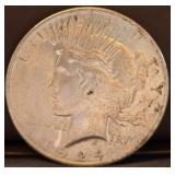 1924 Silver Peace Dollar