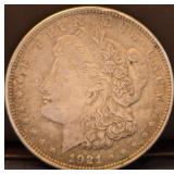 1921 Silver Morgan Dollar