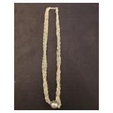 Heavy sterling silver necklace