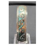 Native american sterling silver turquoise bracelet