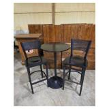 High Top Table & 2 Tall Bar Stools