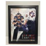 2017 Auburn Football Schedule Autographed Print