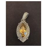 Sterling silver .925 judith ripka pendant