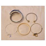 Lot of 5 Kate Spade & More Costume Bracelets
