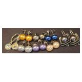 8 sets of earrings