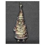 1972 silver plated gnome sant pendant