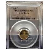 $5 Gold Eagle ï¿½/10 OZ Graded Coin