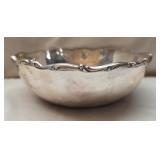 Large solid Sterling silver bowl
