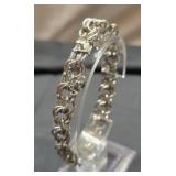 Beautiful heavy sterling silver .925 bracelet 24g