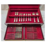 Pesa Mexico 48 piece sterling silver flatware set