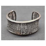 Vintage solid sterling 6.5" bracelet