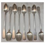 Set of 8 Sterling Silver spoons