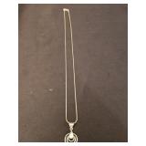 Sterling silver .925 necklace and pendant