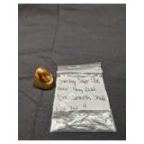 Sterling silver Italy gold ring