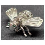 Joan Rivers .925 bee pin brooch