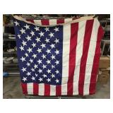 Vintage Huge cotton american flag