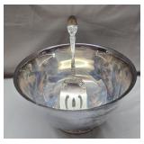 Lot of SILVER PLATED fork and bowl
