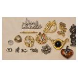 Sterling Silver Raggedy Andy & Costume Jewelry