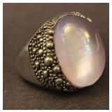 Sterling silver ladies ring size 7.25
