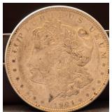 1921 Silver Morgan Dollar