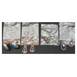 Lot of sterling silver earrings