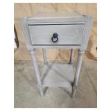 Nice Small Painted Grey Accent Table