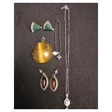 Estate lot of sterling jewelry