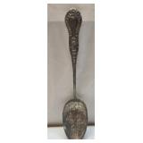 Solid Sterling silver large spoon .925
