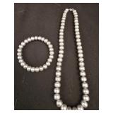 Honora fresh water pearl necklace & bracelet set