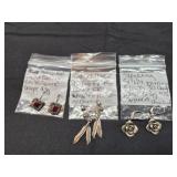 Lot of sterling silver earrings