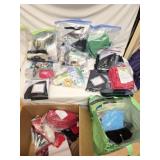 Estate Lot of Fabric Sewing Thread & More