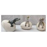 Vtg Mexican folk art hatching eggs ceramic
