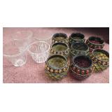 Estate lot of candle holders