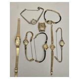Vntg Gold Filled Benrus Helbros Bulova Watches