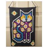 Hand Made Beaded Multicolored Fox Decor