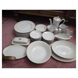 Partial set of Demure by Daniele Japan china