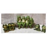 Estate lot of Decorative Frogs