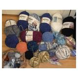 Estate Lot of Bernat Blanket Yarn Mostly New