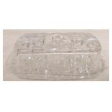 Star of David Crystal butter dish