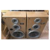 Pair of Technics SB-CR77 home speakers as is
