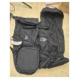 Lot of 2 black large travel bags