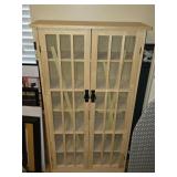 Modern Style Glass Front Display Cabinet