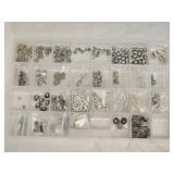 Case of Misc Metal Jewelry Making Beads & Charms