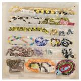 Case of New Strands Of Gemstone Beads
