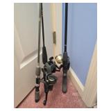 Lot of 3 fishing poles