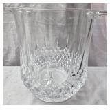 Vtg Crystal champagne Ice Bucket