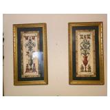 Pair of Framed Urn Prints