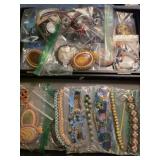 Case Loaded with Beaded Handmade Jewelry