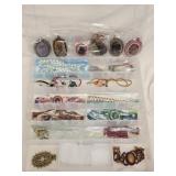 Case of Misc Crystal Gemstone & Beaded Jewelry